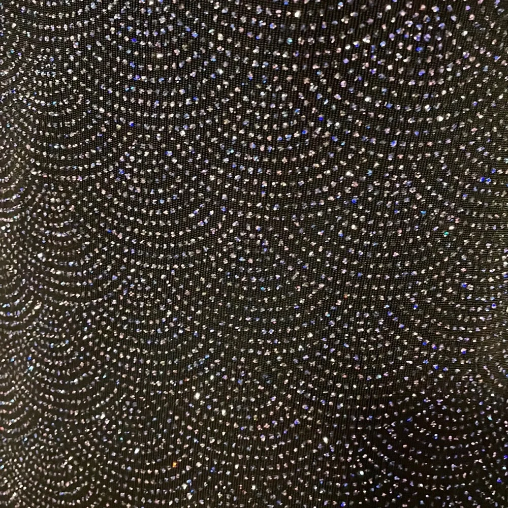 Glitter tank halter dark purple cocktail dress - handmade, beautiful! - Picture 3 of 7